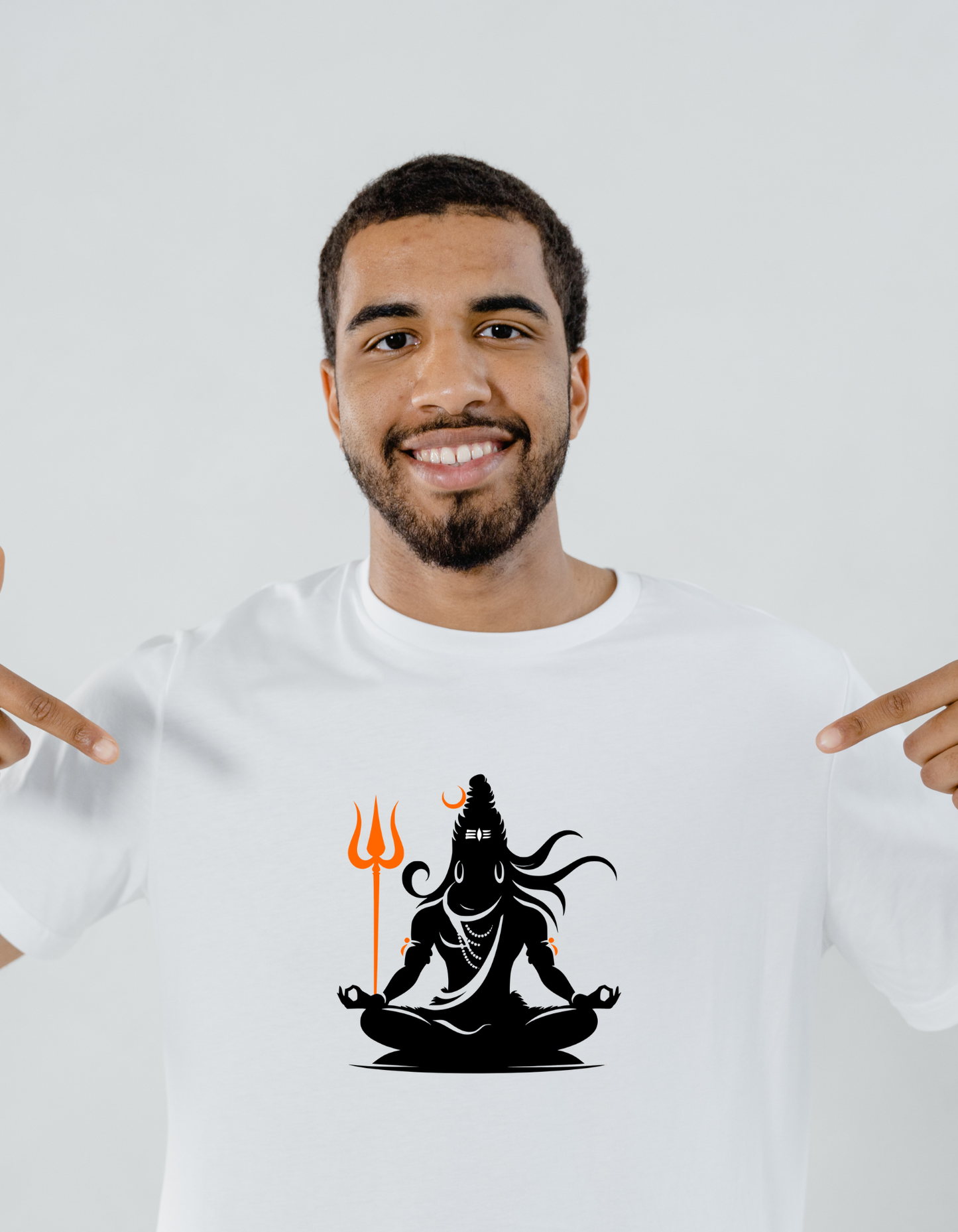 Shiva – White Premium T-Shirt