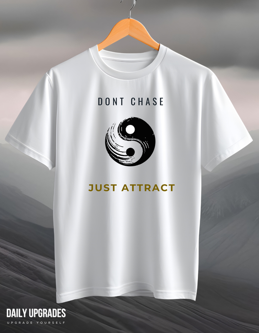 Just Attract – White Premium T-Shirt